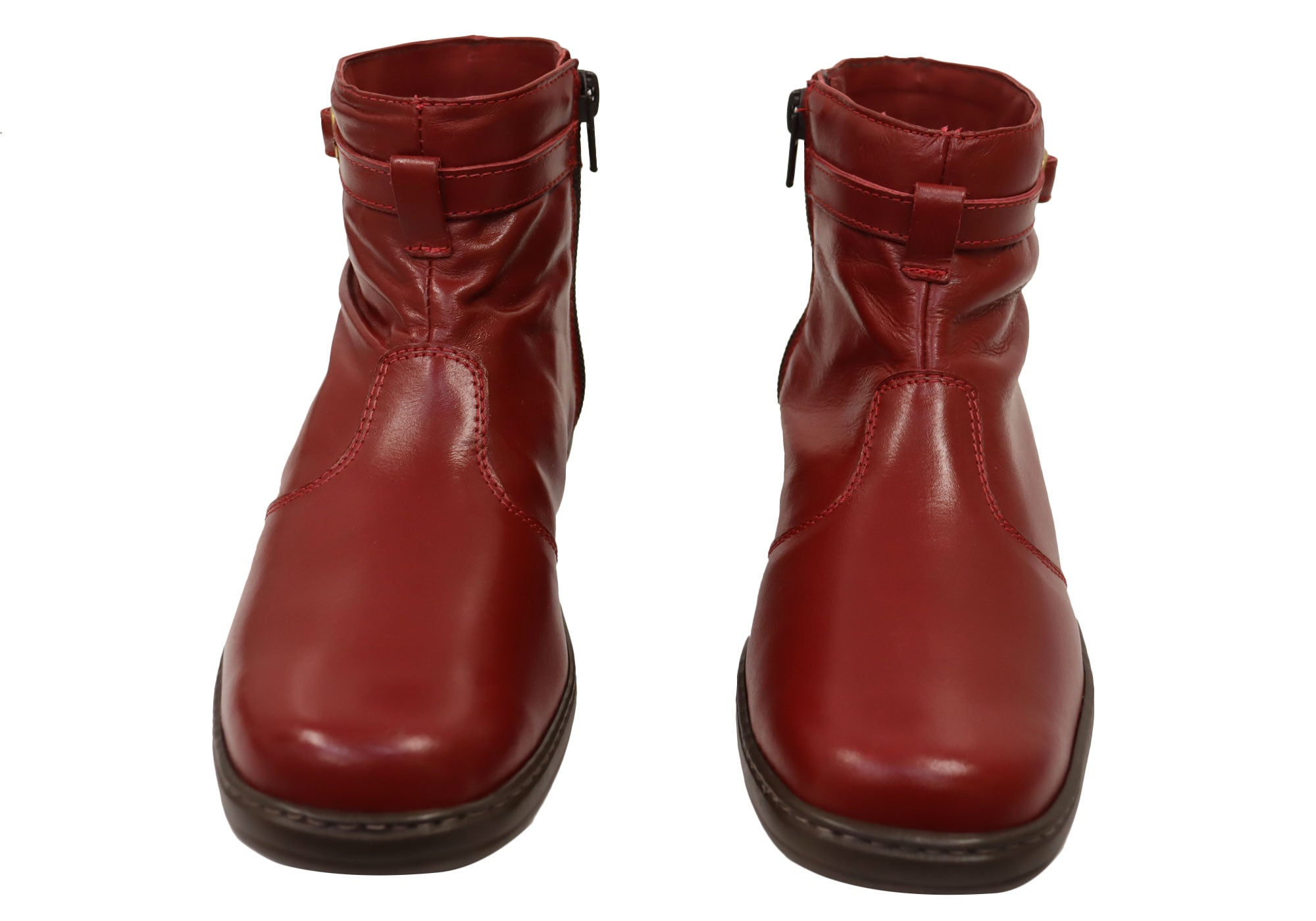 Mironneli Audrey Women's Comfortable Brazilian Leather Ankle Boots - Stylish & Soft for Everyday Wear, Office & Casual Outings