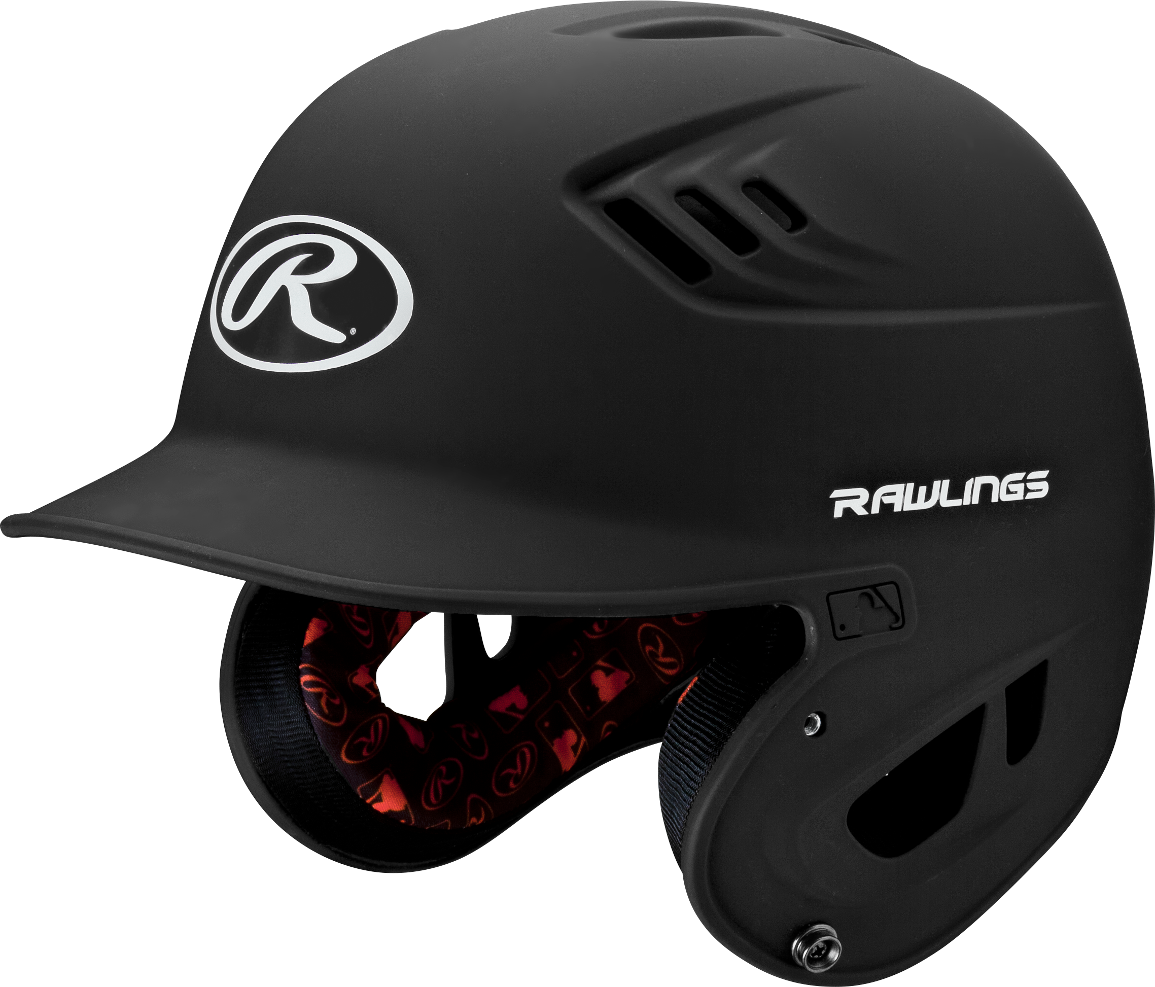 Rawlings R16 Matte Baseball Helmet - Single Tone Youth/Adult Protective Gear for Baseball, Softball & Training - R16M Model