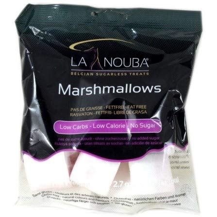 Sugar-Free Marshmallows by La Nouba - 6 Pack | Keto-Friendly, Low-Carb Snacks for Diabetics & Weight Loss | Perfect for Hot Cocoa, Camping & Baking