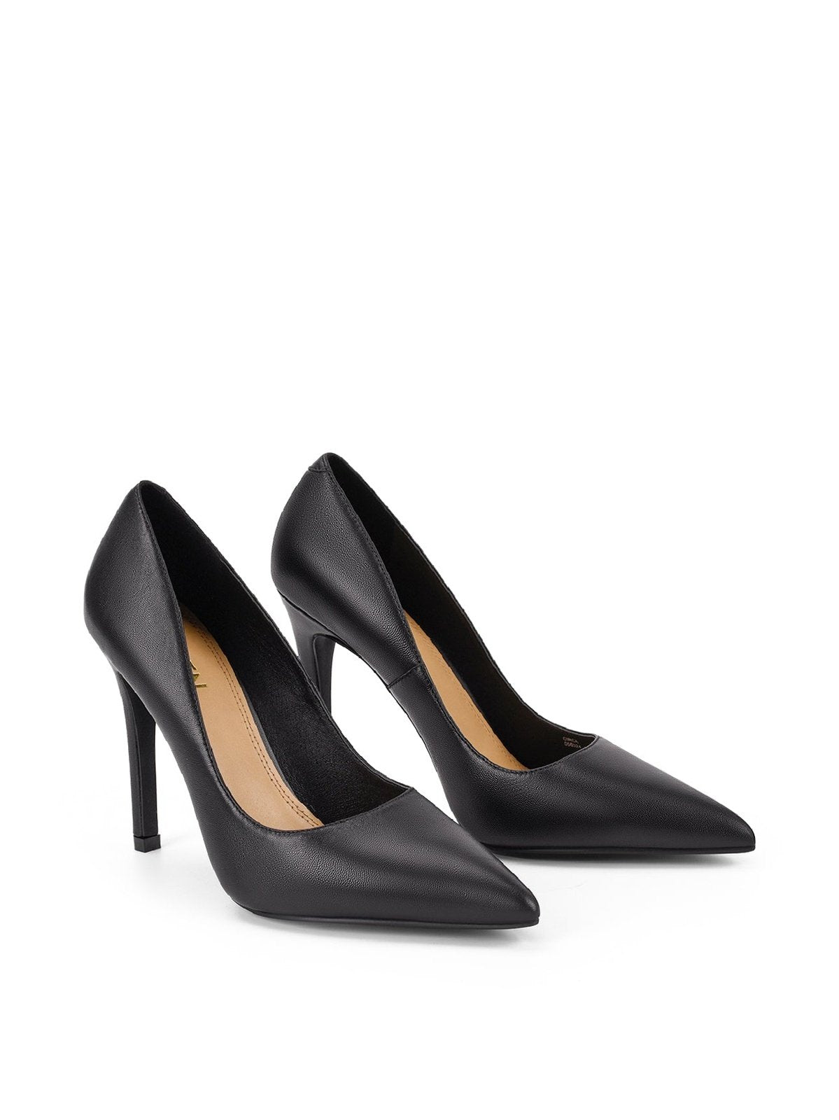 Elegant Black Leather Stiletto Pumps for Women - High Heel Dress Shoes for Party, Wedding & Evening Events