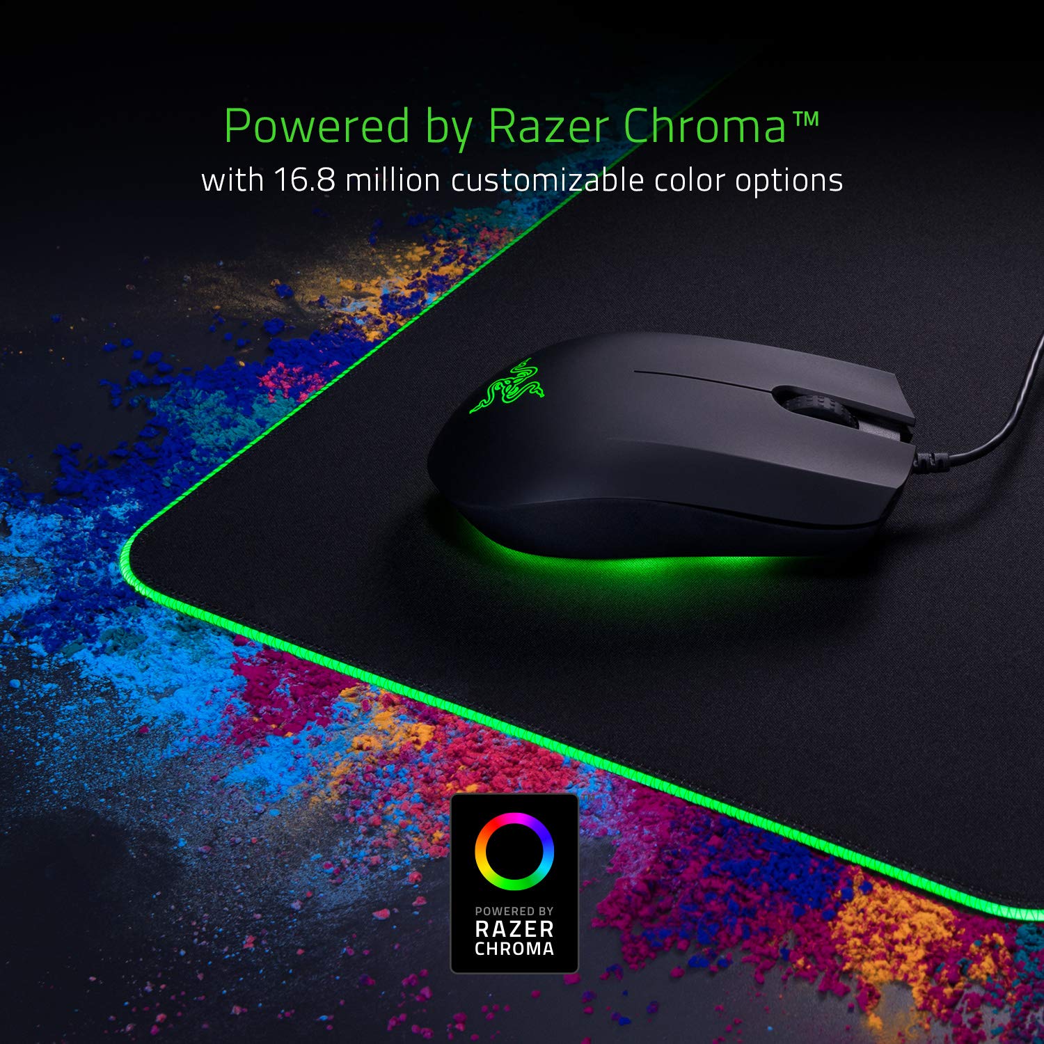 Razer Kraken V3 HyperSense Wired USB Gaming Headset with Goliathus Extended Chroma RGB Gaming Mousepad - Perfect for PC, PS5, Xbox Series X Gaming Setup & Streaming Studio Accessories