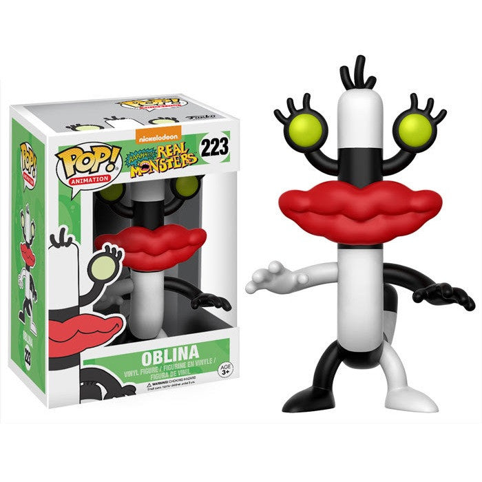 Funko Pop! Vinyl Figure - Aaahh!!! Real Monsters Oblina [223] | Collectible Toy for Fans & Nostalgic 90s Cartoon Lovers | Perfect for Display, Gifts & Pop Culture Collections