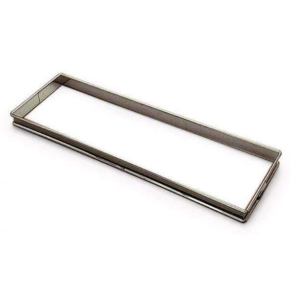 Premium Stainless Steel Rectangle Tart Ring - Professional Baking Tool for Perfect Pastry Edges | Ideal for Home Bakers & Pastry Chefs | Great for Tarts, Quiches & Dessert Presentation
