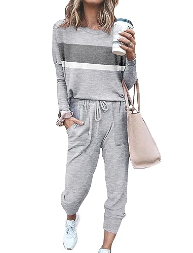 Young Color Block Light Grey & White
