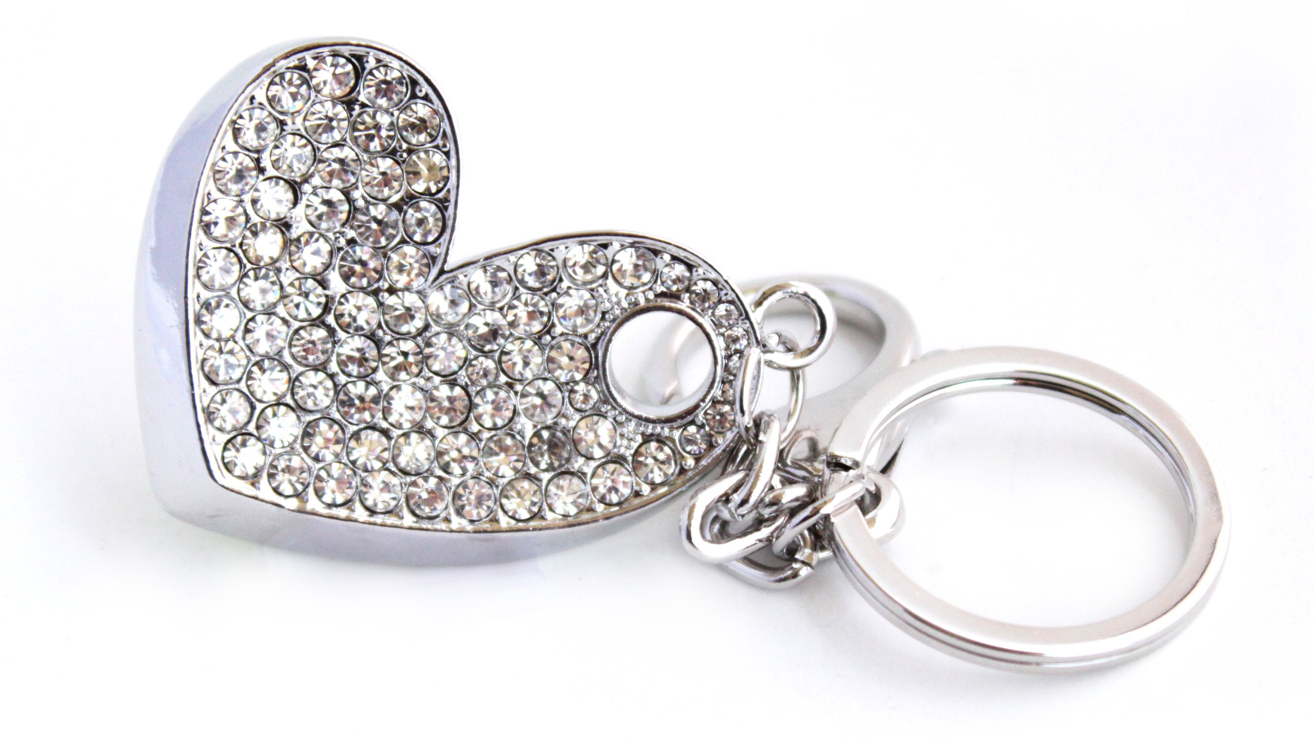 Crystal Keychains - Elegant Heart Design with Hole, Perfect for Gifts, Home Decor, and Personal Accessories