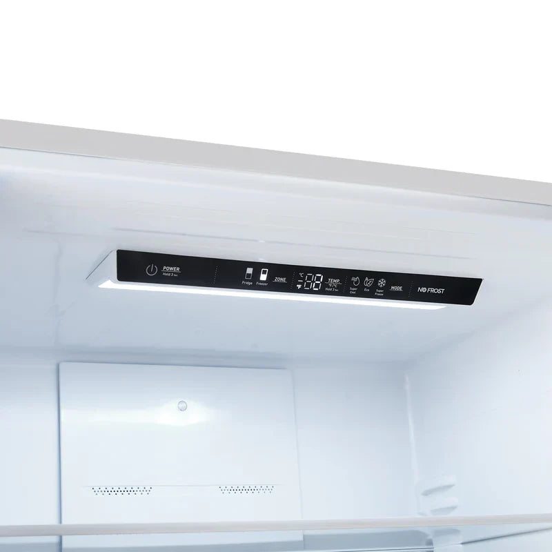 Forno Milano 31 Inch 17.2 cu.ft Bottom Freezer Refrigerator with Right Swing Door - Model FFFFD1785 | Energy Efficient Stainless Steel Kitchen Appliance for Home, Office, or Cafe Use