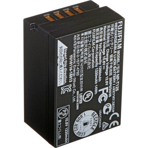 Fujifilm NP-T125 Li-Ion Battery Pack for GFX50R & GFX50S Digital Cameras - High Capacity Replacement Battery for Professional Photography and Travel