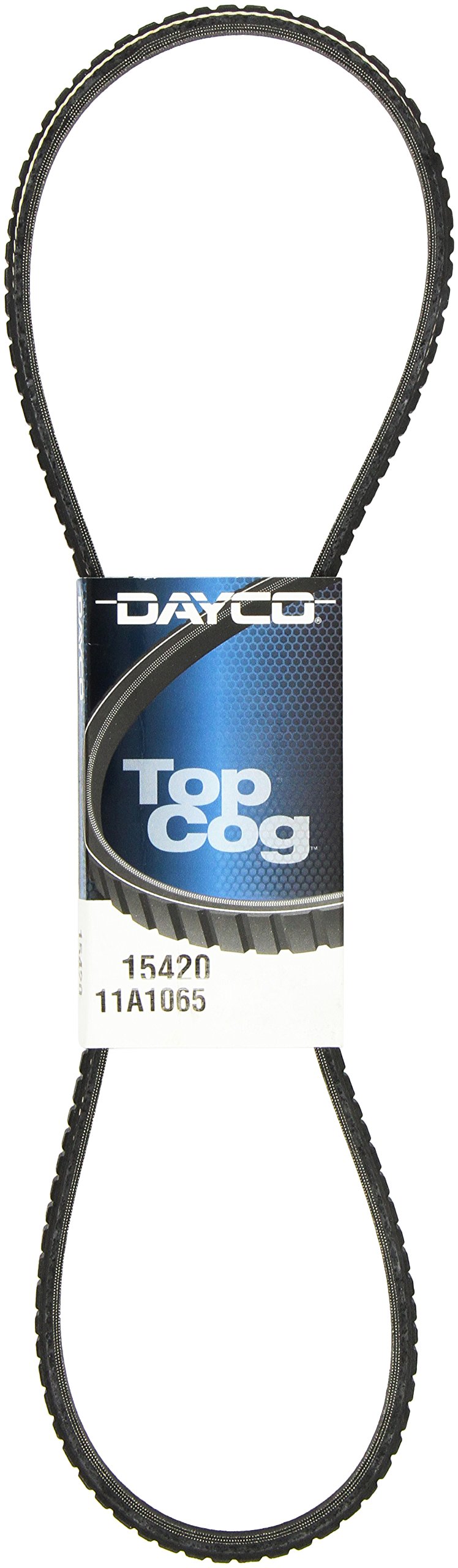 Dayco 15420 Serpentine Fan Belt - Black, High-Performance Replacement Belt for Cars & Trucks - Perfect for Cooling System Maintenance & Engine Performance