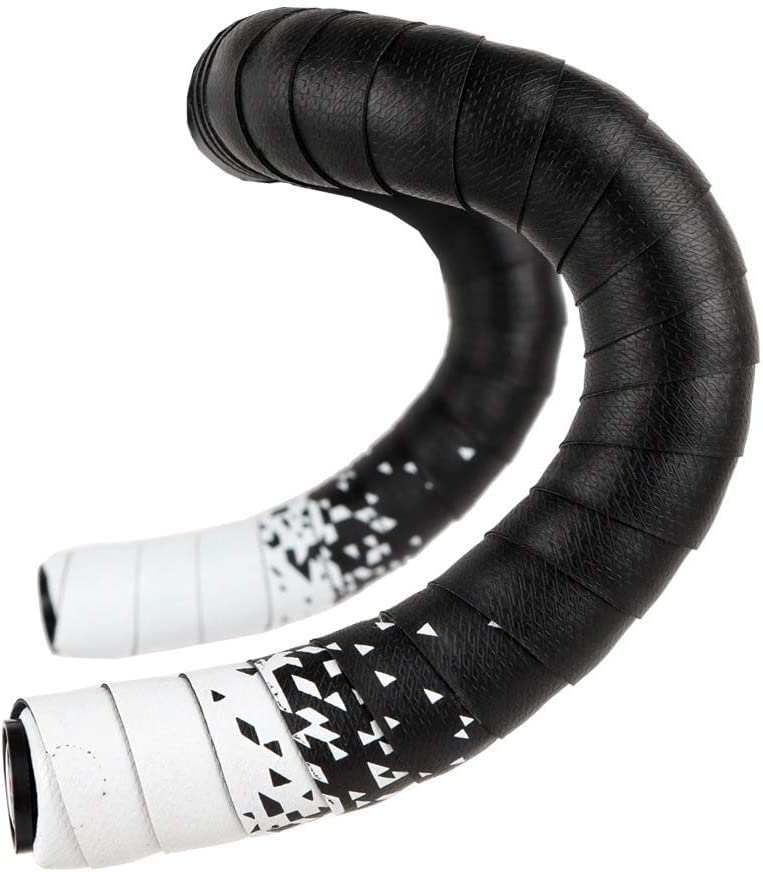 Premium Bike Handlebar Tape - Colorful EVA/PU Anti-Slip Cycling Handle Wrap for Road & Racing Bicycles - Cork Texture for Vibration Damping - Ideal for Long-Distance Riding & Competitive Cycling (Color #7)
