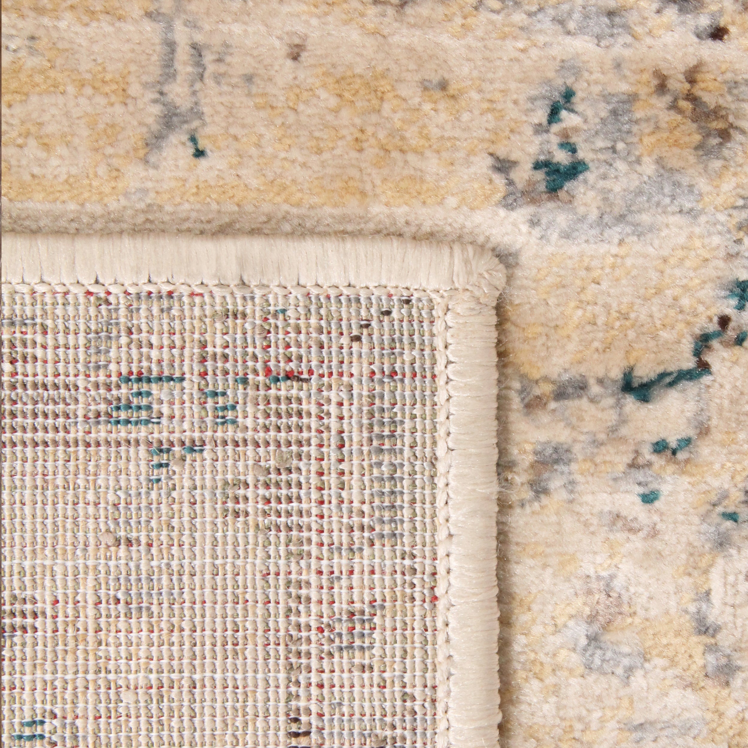 Basilio Modern Farmhouse Medallion Indoor Area Rug - Soft Non-Slip Living Room Carpet for Bedroom, Dining Room & Home Decor