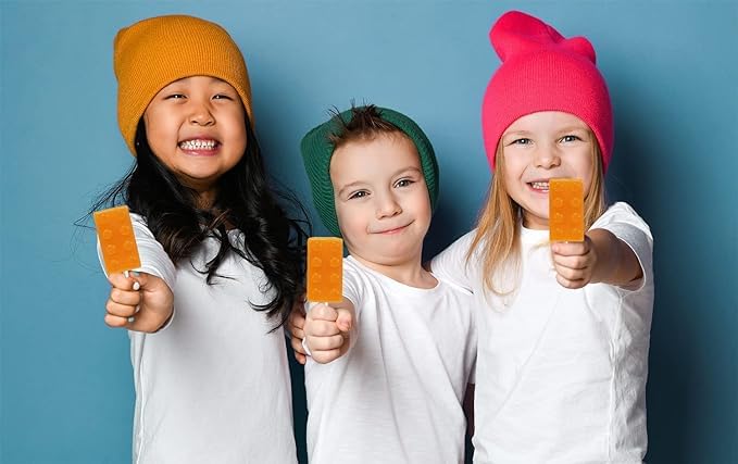 Fruidles Color Brick Lollipop Suckers Candy - 24 Individually Wrapped Lollipops for Birthday Parties, Events, Goody Bags & Party Favors | Sweet Treats for Kids, Classroom Rewards & Halloween Candy