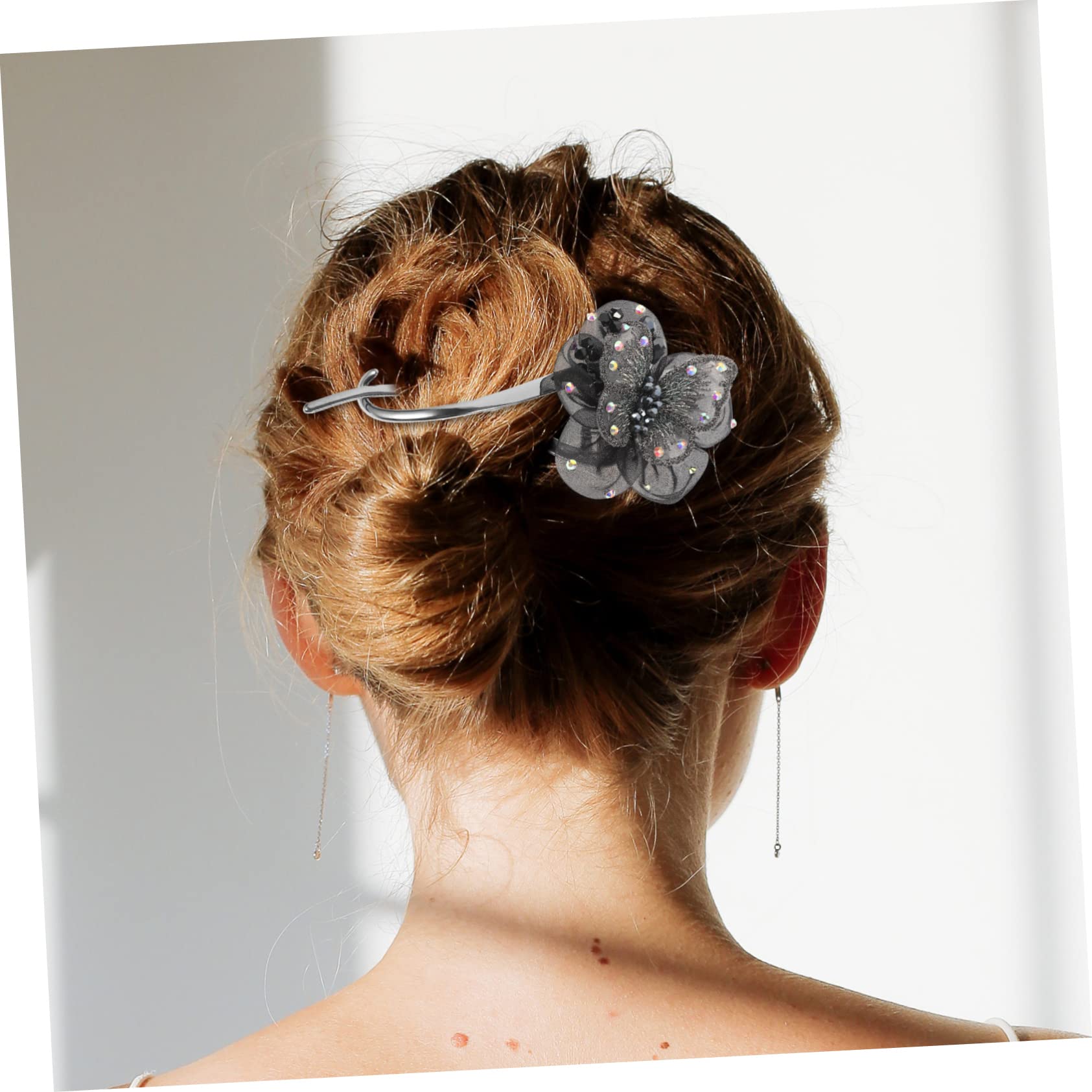 Elegant Butterfly Hair Clip for Women - French Barrette for Thick Hair | Party & Wedding Accessory