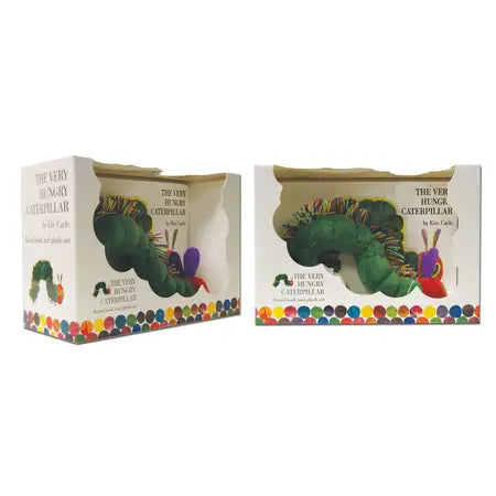 The Very Hungry Caterpillar Book and Soft Plush Toy Set - Perfect for Kids' Storytime, Nursery Decor & Baby Shower Gifts