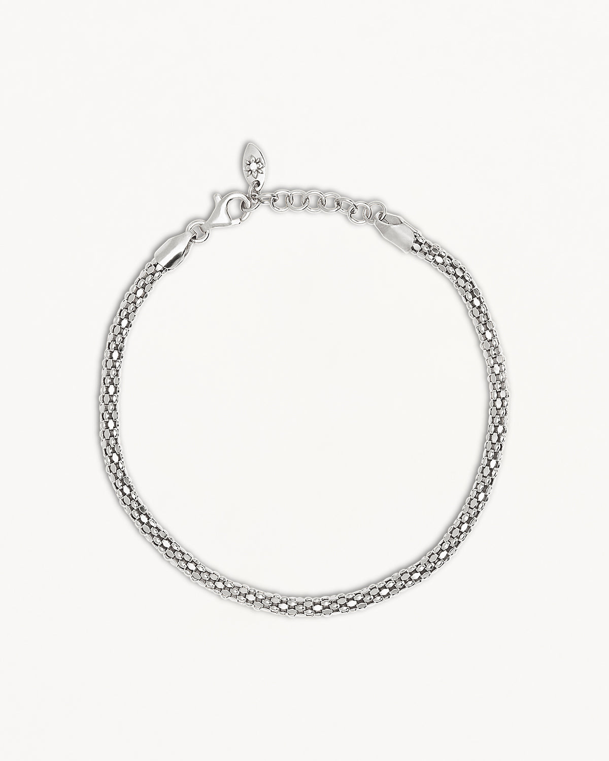 Elegant Sterling Silver Sparkle Chain Bracelet for Women - Dainty & Shiny Jewelry Gift for Birthday, Anniversary, or Everyday Wear