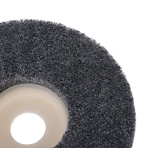 100mm Nylon Fiber Polishing Wheel Grinding Disc Abrasive Tools for Angle Grinder - Gray Color - Perfect for Metal Polishing, Rust Removal & Surface Finishing