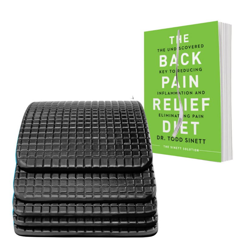 Backbridge Posture Corrector & The Back Pain Relief Diet Book - Natural Solutions for Chronic Back Pain, Improve Posture & Spine Health - Perfect for Office Workers, Drivers & Home Use
