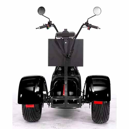 2000W 60V Electric Fat Tire Trike - 3 Wheel Scooter Moped Bike with Golf Rack, Similar to CityCoco Bike CT 3G - Perfect for Commuting, Golf Course Transport & Urban Adventure