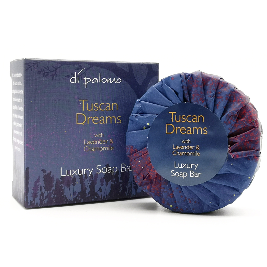 Tuscan Dreams 100g Handmade Olive Oil Soap Bar - Natural Moisturizing & Exfoliating for Sensitive Skin | Perfect for Bath, Shower & Gift Giving