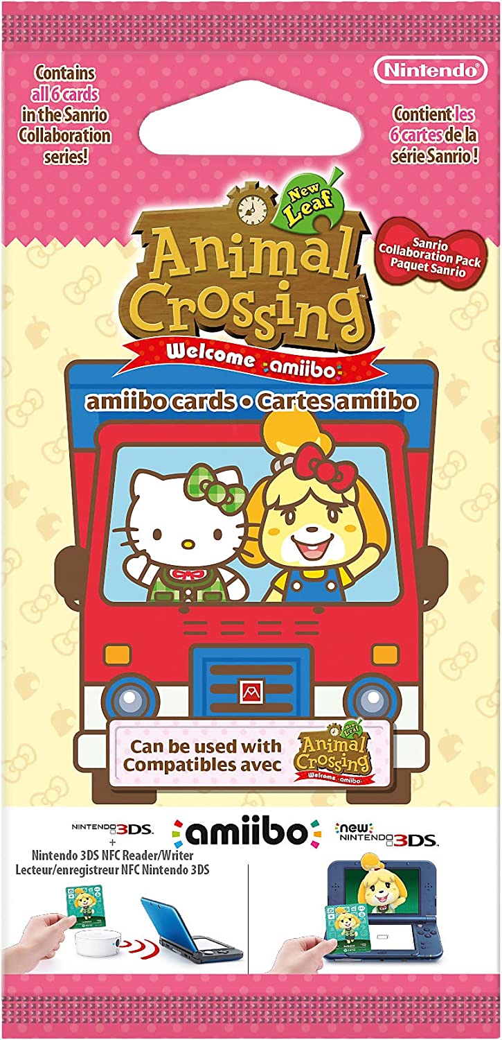 Animal Crossing: New Leaf - Sanrio Welcome Pack | Nintendo 3DS Game | Cute Villagers & Amiibo Cards | Perfect for Kids & Collectors | Home Gaming & Gift Idea