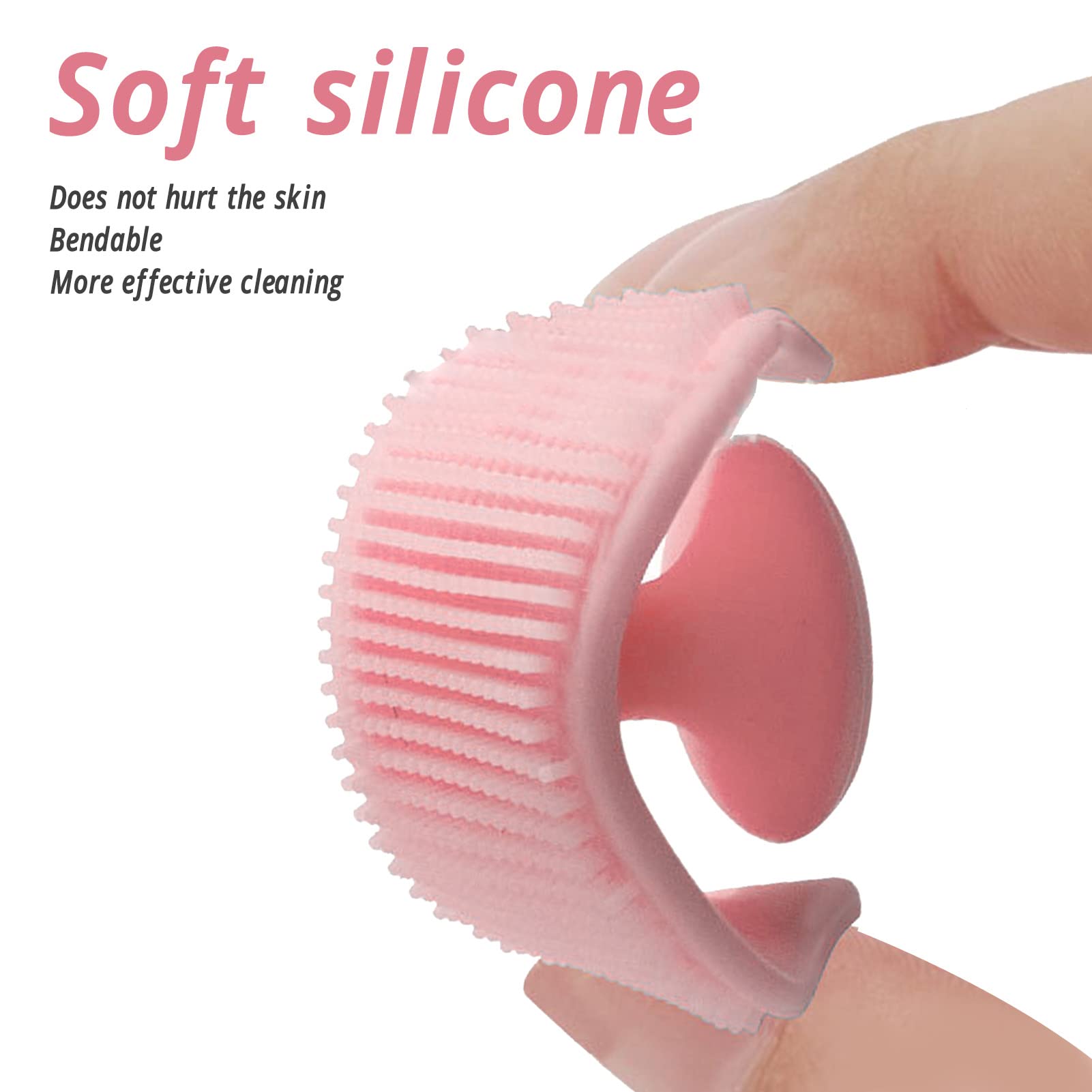 Professional Silicone Lip Exfoliating Brush - 5 Pack Soft Bendable Lip Scrubbers with Sucking Cup for Deep Cleansing & Skin Care | Perfect for DIY Lip Scrubs, Spa Treatments & At-Home Beauty Routines
