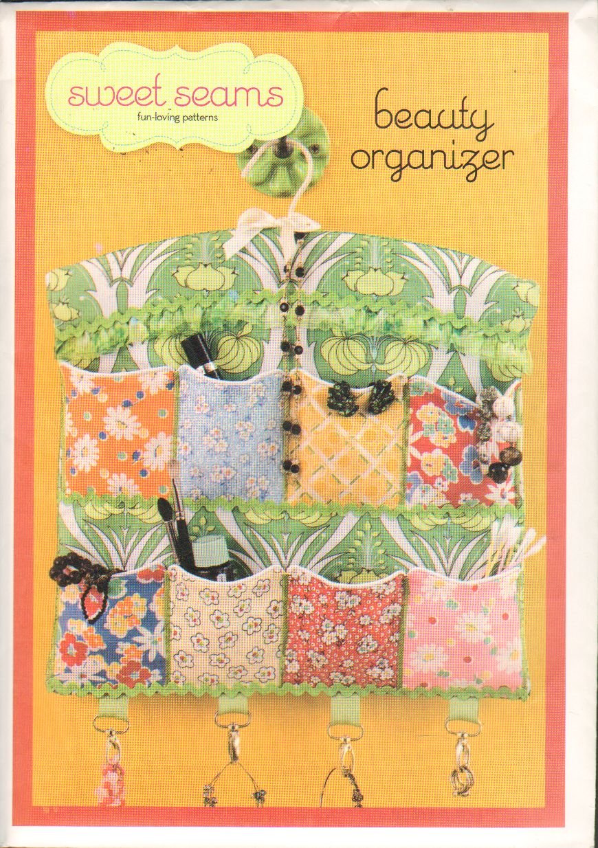 DIY Beauty Organizer Sewing Pattern - Makeup Brush & Cosmetic Pouch Storage Solution for Travel & Home Organization