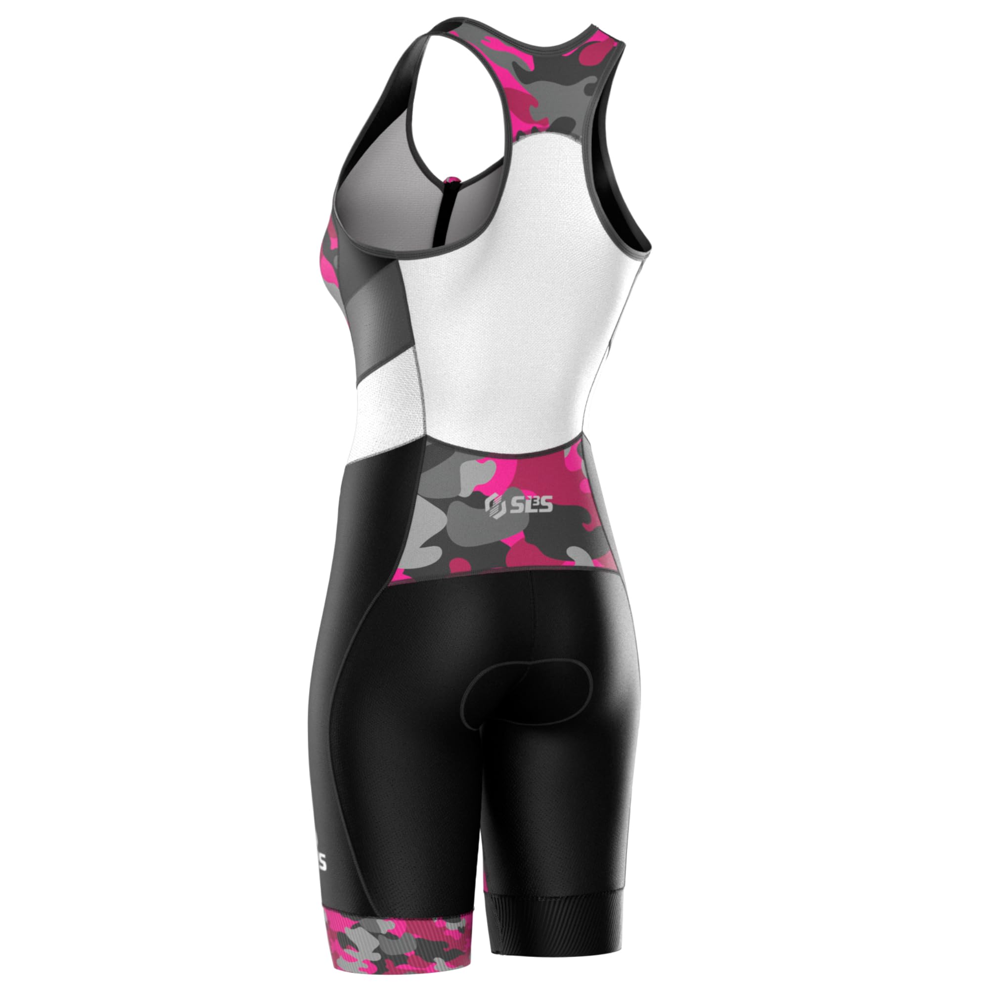 Women's Premium One-Piece Triathlon Suit - High-Performance Tri Suit for Female Athletes - No Shelf Bra - Ideal for Swimming, Cycling & Running Competitions
