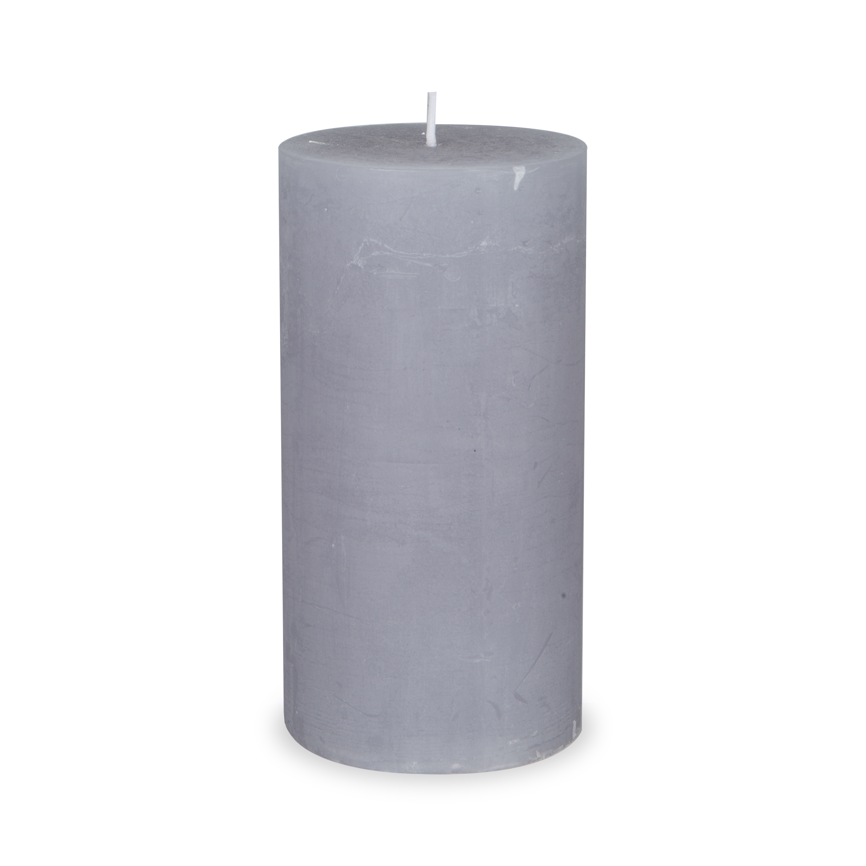 Premium Grey Pillar Candles - 3 Pack for Home Decor, Weddings & Romantic Ambiance | Scented or Unscented Options | Long-Lasting Burn Time