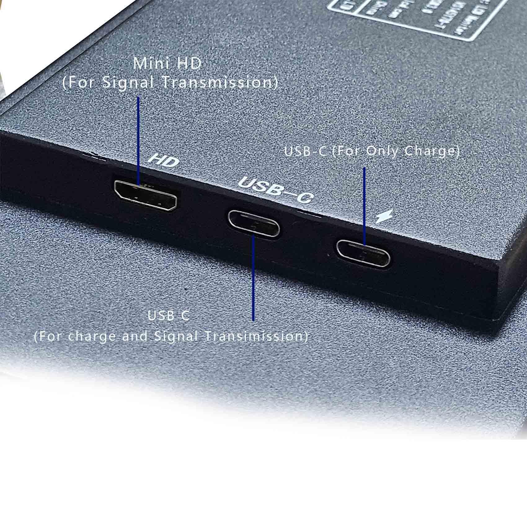 VSDISPLAY 14.5 Inch IPS Touch Screen Monitor 2560x720 Stretched Bar LCD - Secondary Display for HYTY Y70 Computer Case, DIY PC Build, AIDA64 GPU/CPU Data Monitoring - Perfect for Gaming Rigs, Workstations & System Monitoring