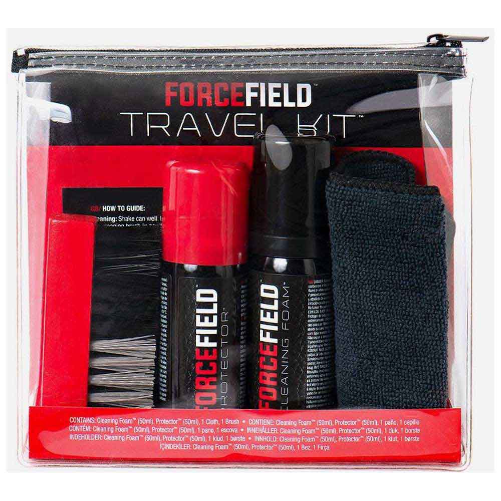 Forcefield Travel Kit Shoe Cleaner - Portable Shoe Cleaning Kit for Sneakers, Boots & Shoes | Perfect for Travel, Gym & Outdoor Activities
