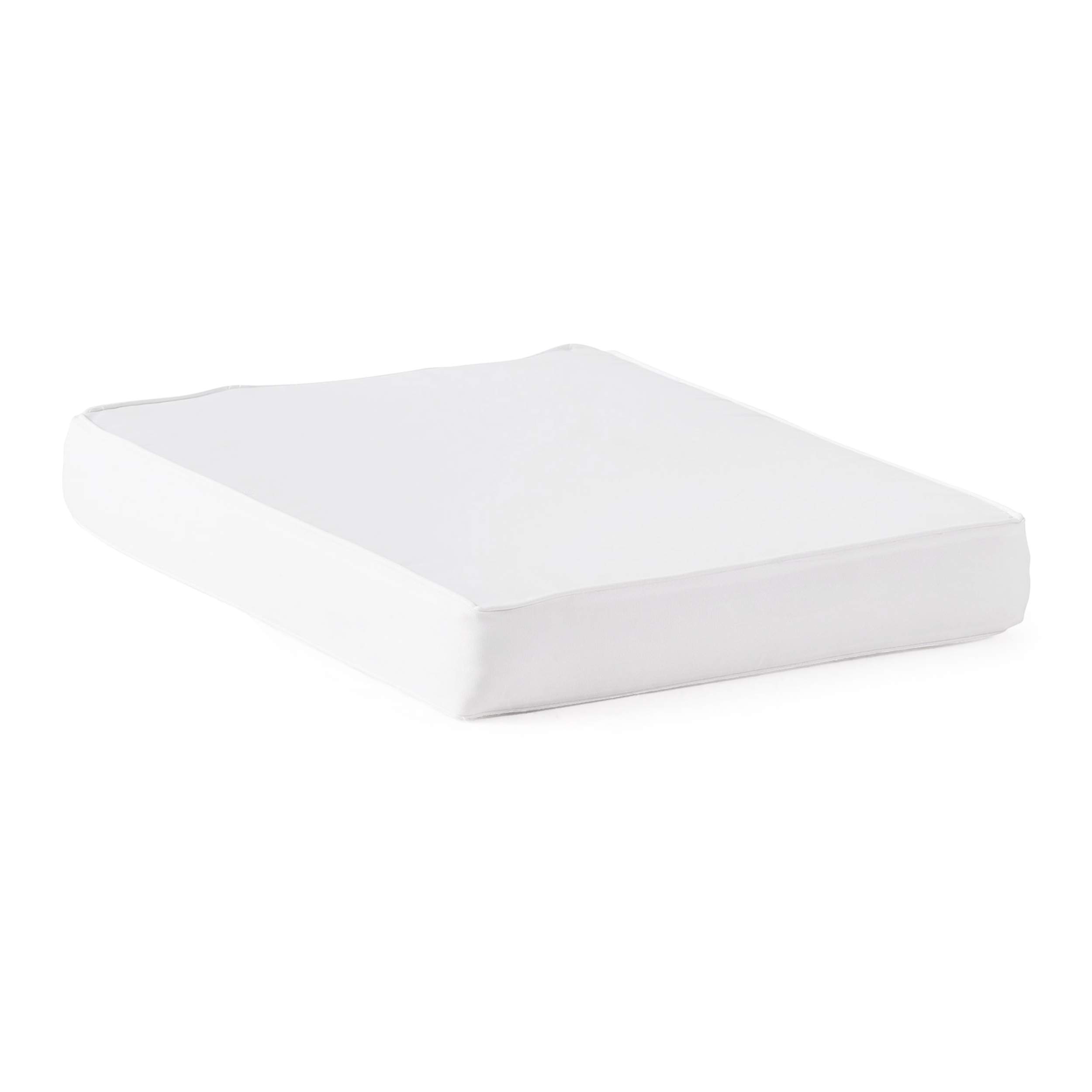 Christopher Knight Home 313427 White Outdoor Cushions - Waterproof Patio Furniture Cushions for Garden, Poolside & Deck Chairs (Set of 2)