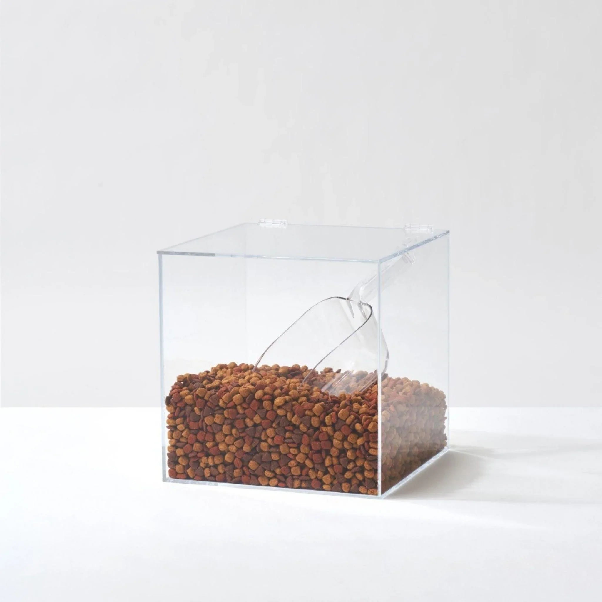 14 Quart Clear Airtight Pet Food Storage Container with Lift-Up Lid & Measuring Scoop - Perfect for Dry Dog Food, Cat Food, and Treats Organization in Kitchen or Pantry