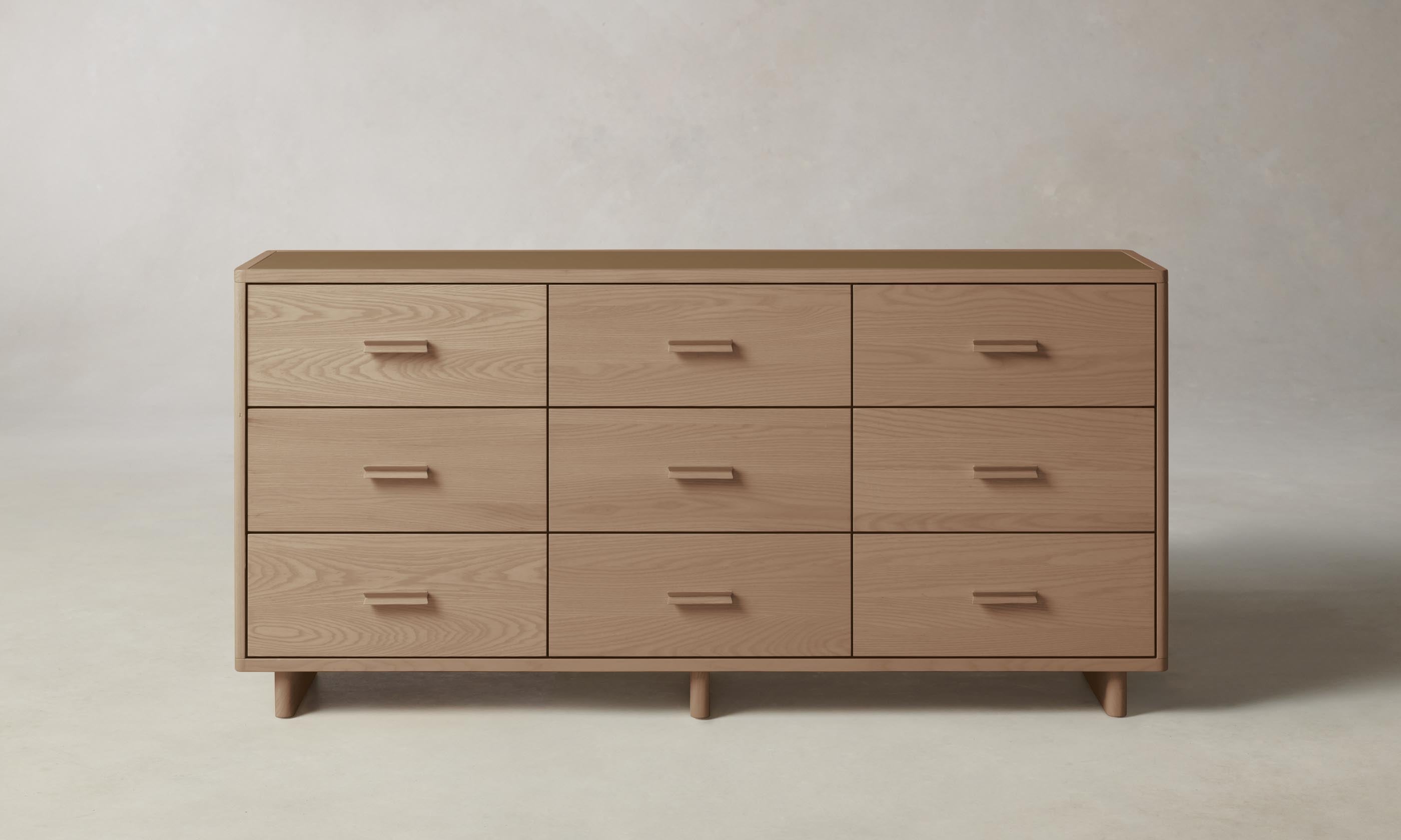 Clinton 9-Drawer Dresser - Solid Wood Bedroom Chest with Smooth Gliding Drawers | Perfect for Bedroom Storage, Guest Room Organization & Nursery Furniture
