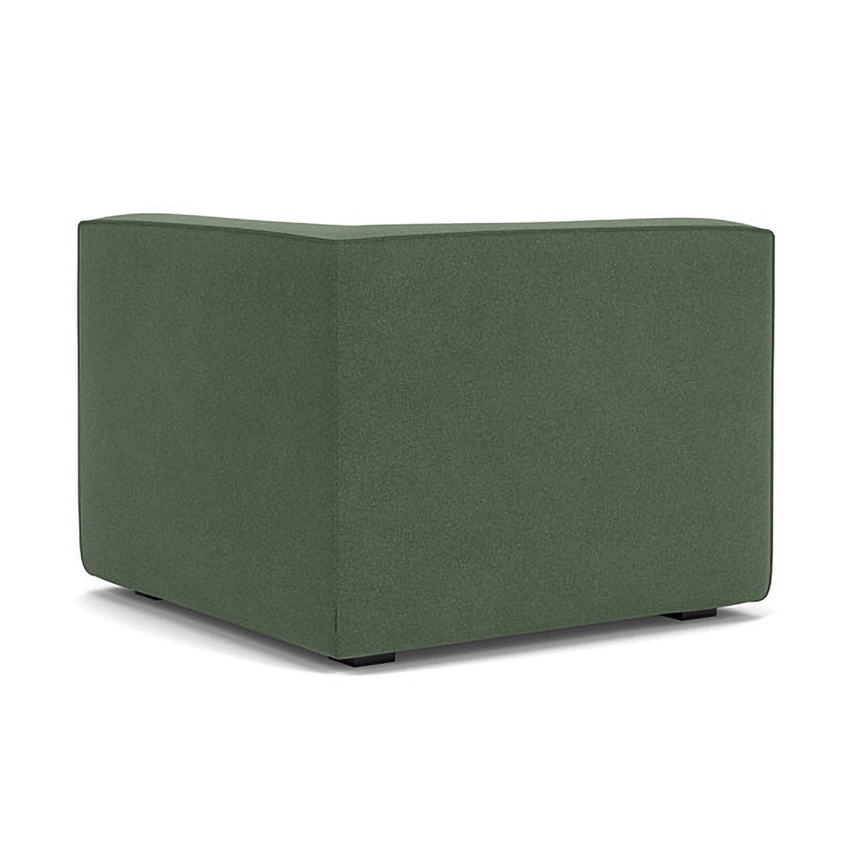 Modern Dane Fabric 1-Seater Left Corner Modular Sofa - Compact Sectional Couch for Small Living Rooms & Apartments