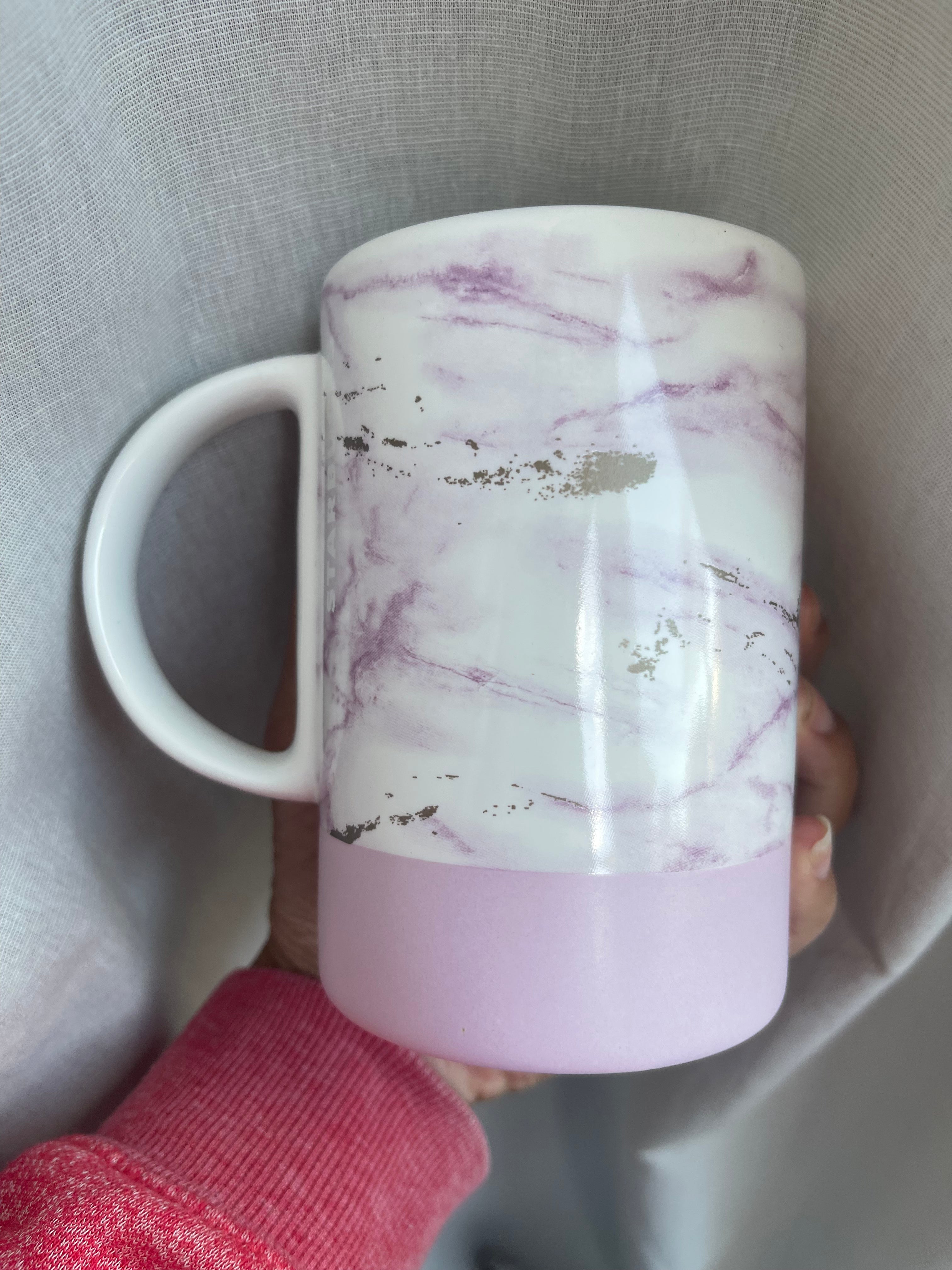 Starbucks Japan Sakura 2023 Marbled Pink Ceramic Mug - Limited Edition Cherry Blossom Design, Perfect for Tea & Coffee Lovers, Office or Home Use