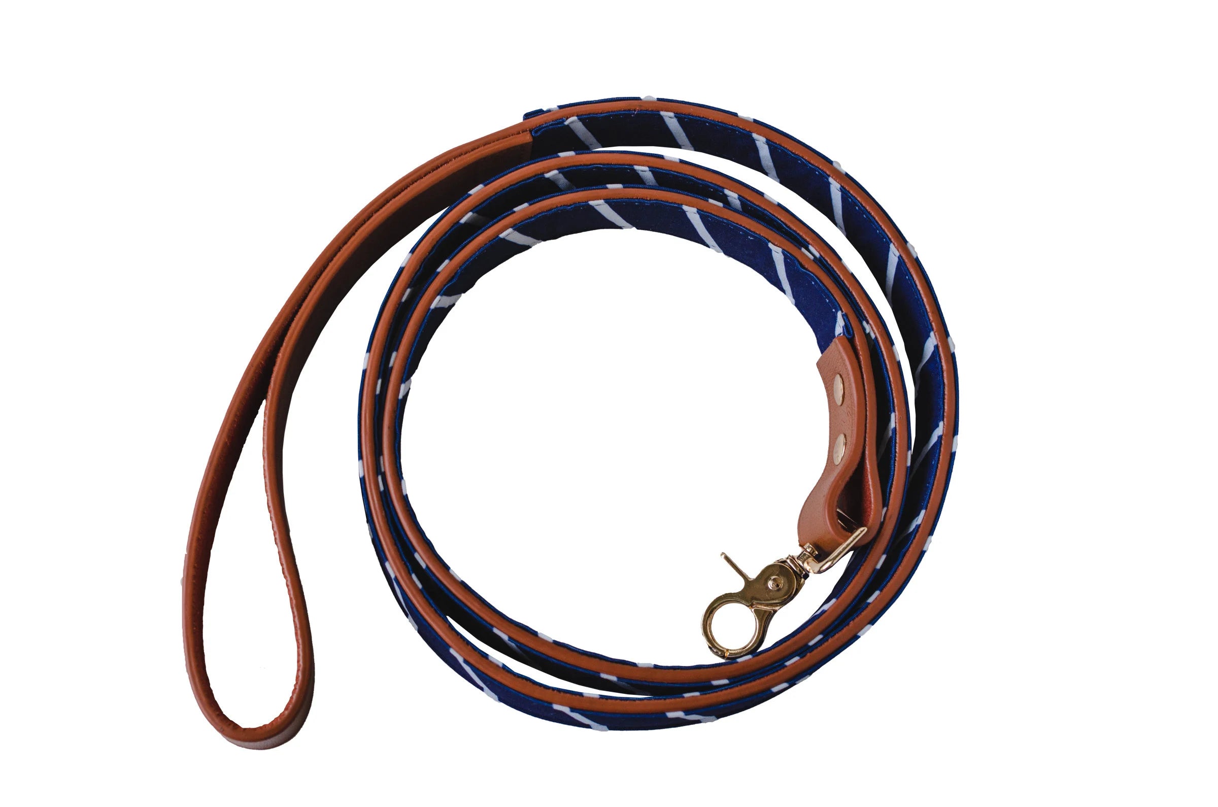 Reversible Silk and Leather Dog Leash - Premium Adjustable Pet Leash for Small & Large Dogs - Stylish & Durable for Walking, Training, and Outdoor Adventures