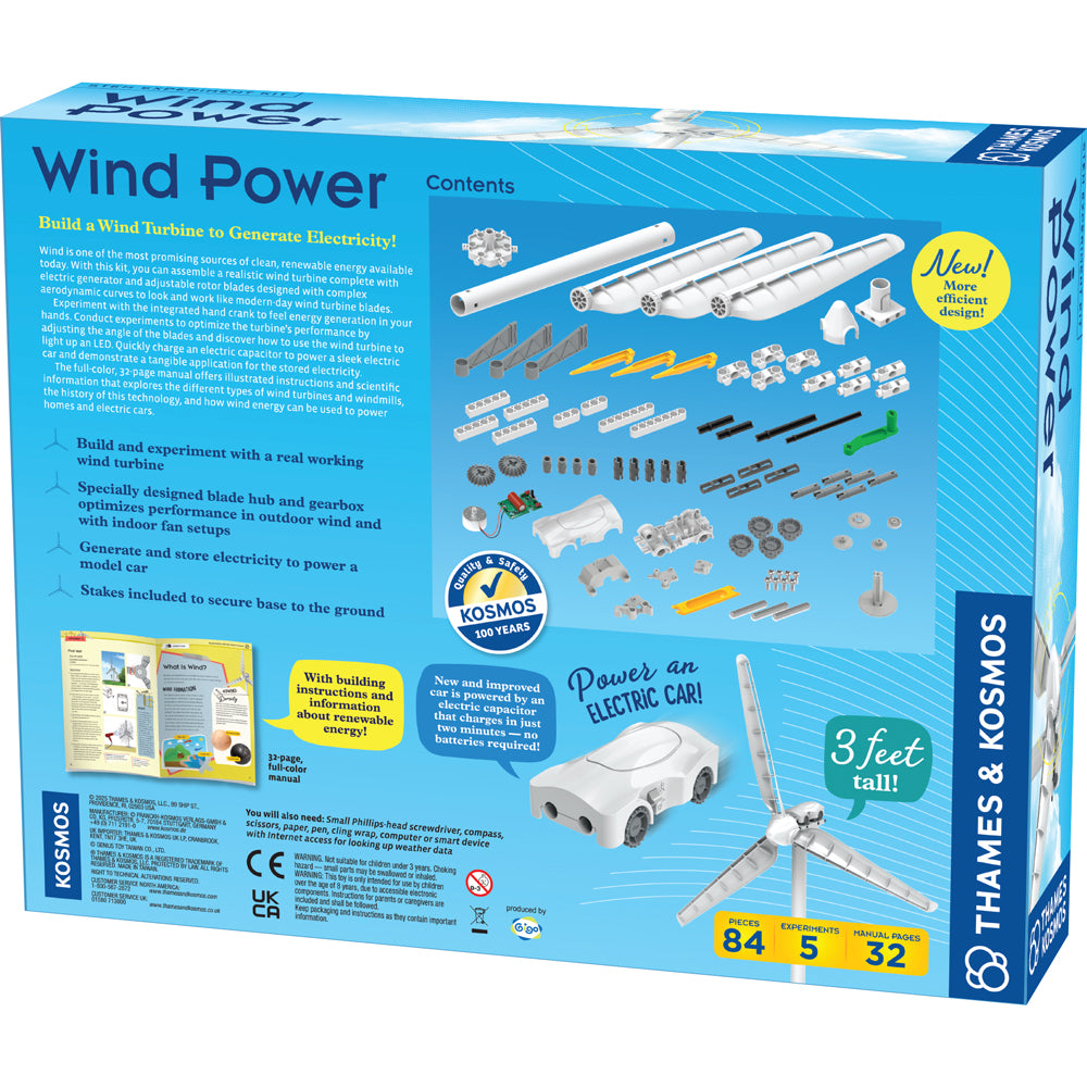 Wind Power (V 5.0) - High Efficiency Renewable Energy Generator | Home & Off-Grid Power Solution | Available Fall 2025