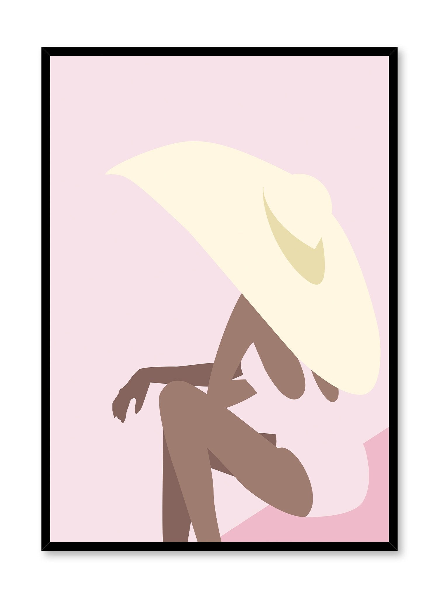 Poolside Diva Poster - Stylish Summer Wall Art Decor for Beach House, Pool Party & Tropical Themed Rooms - Perfect for Bathroom, Bedroom or Outdoor Patio