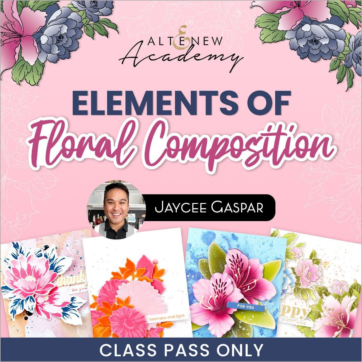 Elements of Floral Composition - Online Class Pass | Learn Flower Arrangement Techniques for Weddings & Home Decor