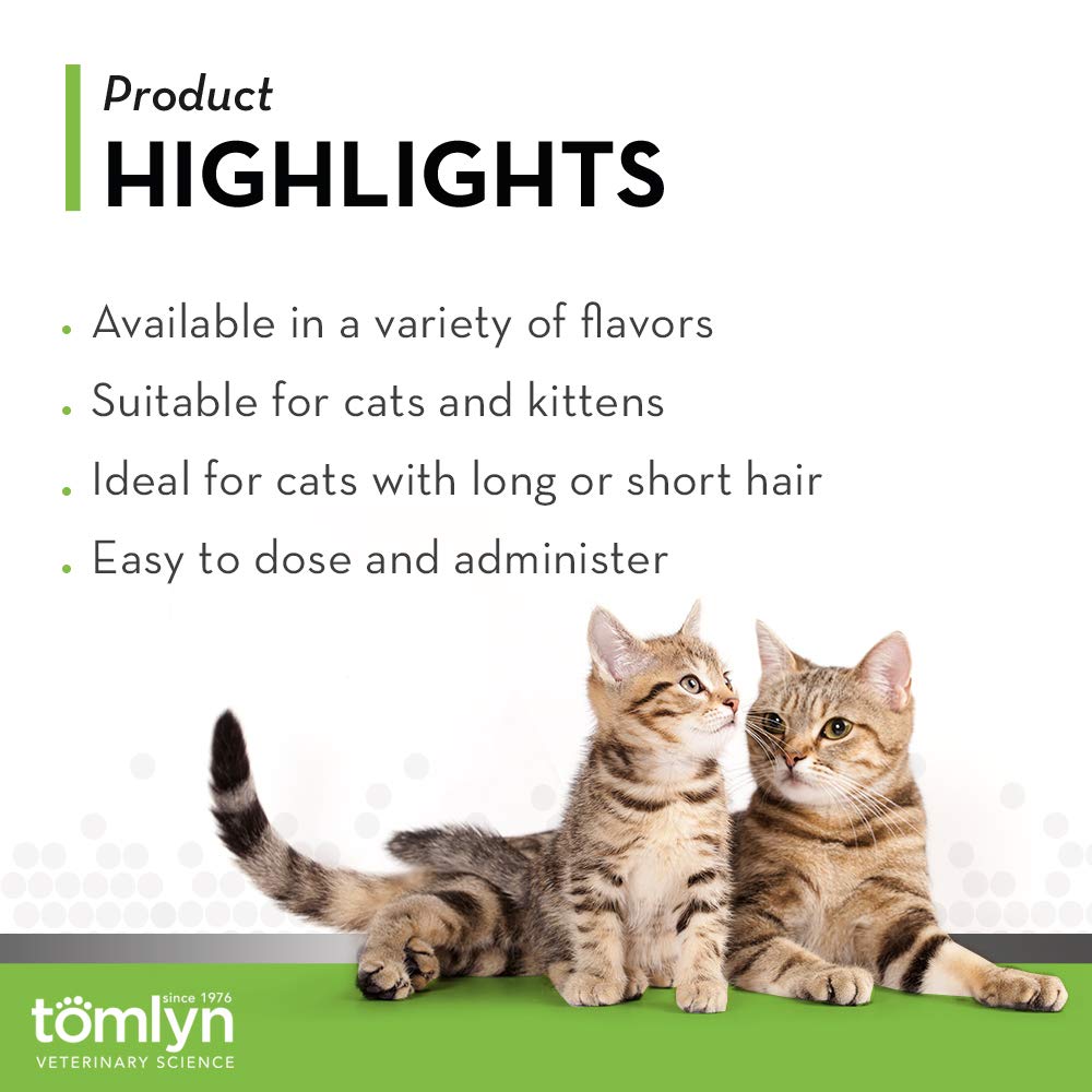 Tomlyn Laxatone Tuna-Flavored Hairball Remedy Gel for Cats & Kittens - 4.25oz Digestive Aid | Helps Prevent Hairballs & Constipation | Perfect for Daily Use & Grooming Routine