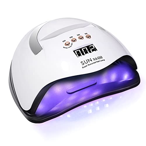 280W Professional UV LED Nail Lamp for Gel Polish Curing - Fast Drying Salon Manicure & Pedicure Light for Home & Nail Salon Use
