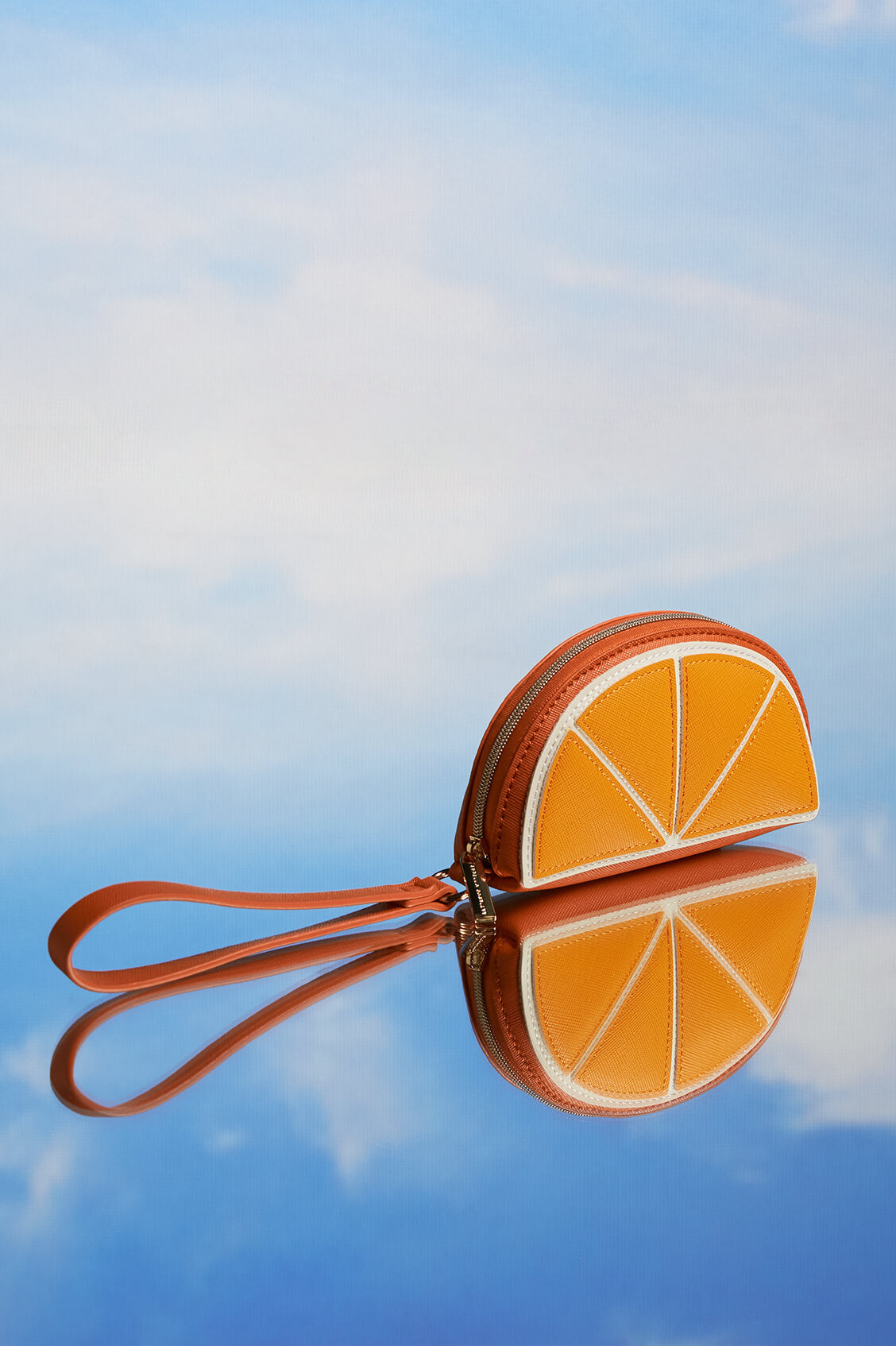 Orange Slice Applique Crossbody Bag - Cute Fruit Design Handbag for Women - Perfect for Casual Outings, Beach Trips, and Summer Fashion