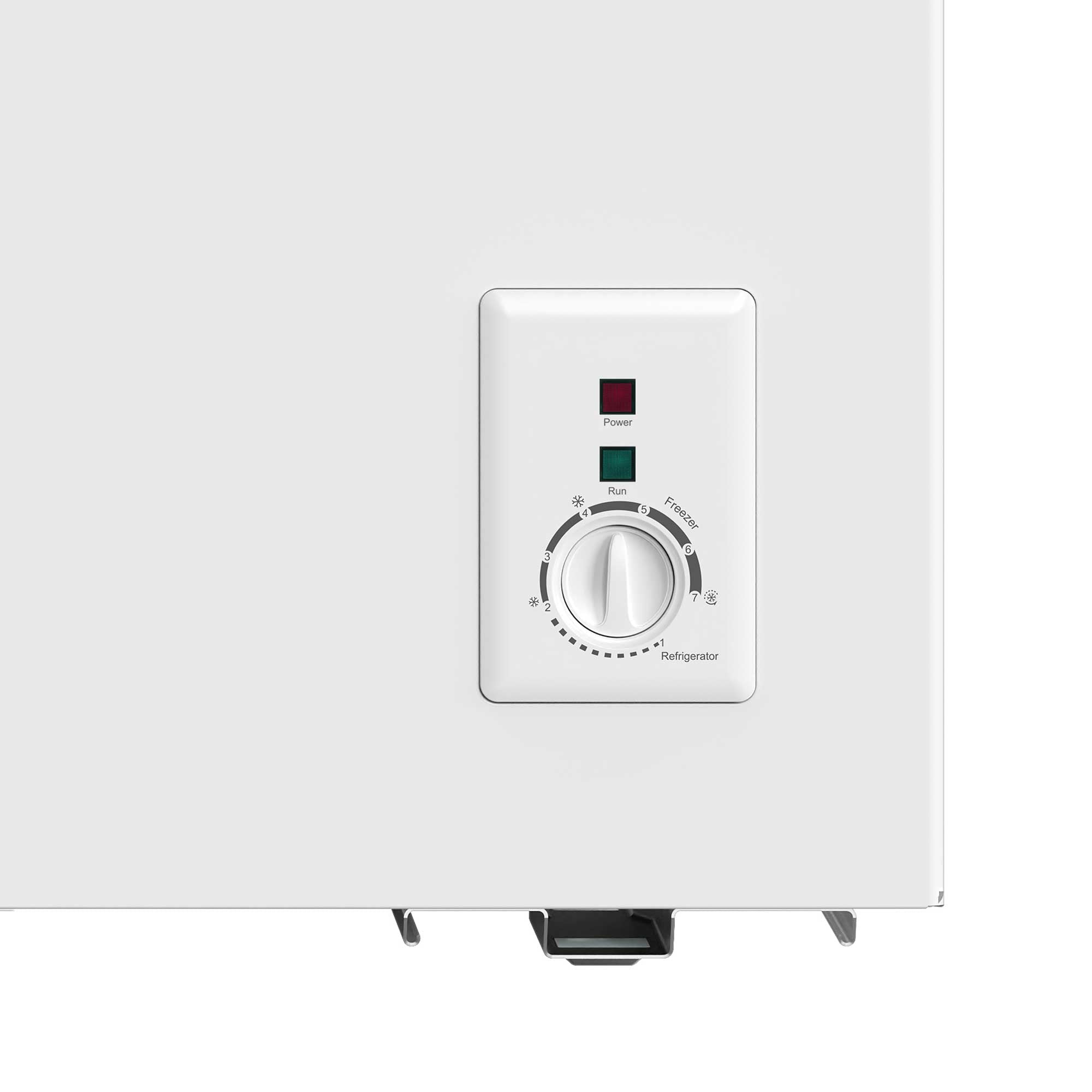 Baridi 99L Freestanding Chest Freezer - Adjustable Thermostat, White (DH116) | Perfect for Garage, Basement & Outdoor Use - Ideal for Bulk Food Storage & Meal Prep