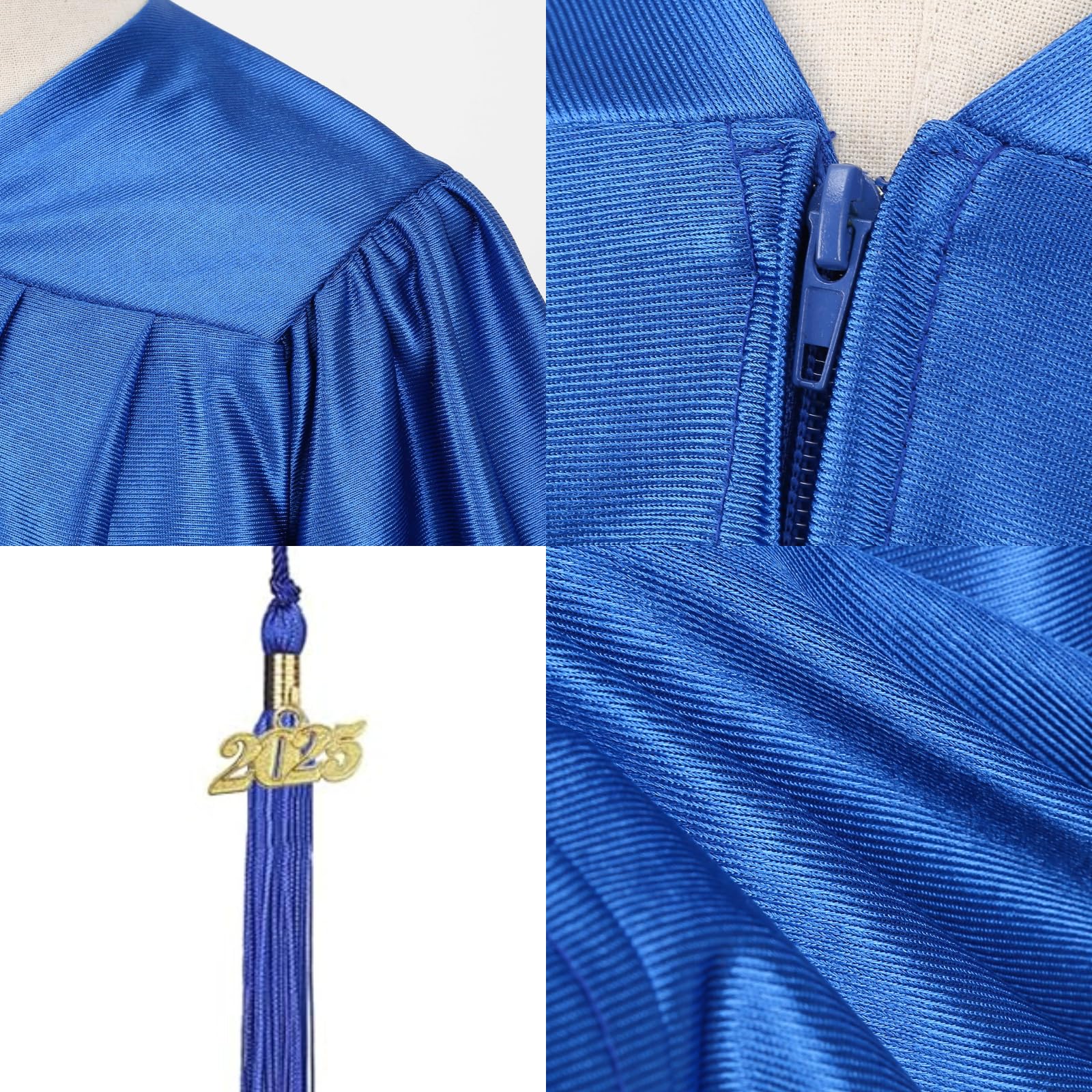 Yolsun 2025 Kindergarten Graduation Cap and Gown Set with Tassel - Preschool Graduation Outfit for Boys & Girls - Perfect for Ceremonies, Photos, and School Events