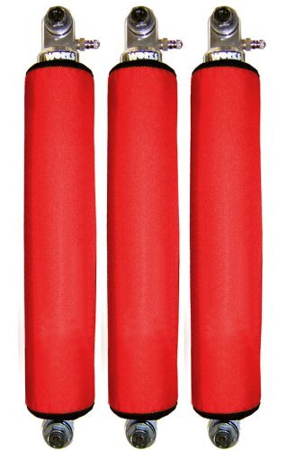 Can Am Renegade Red Shock Covers - Durable ATV Shock Protectors for Off-Road Adventures & Trail Riding