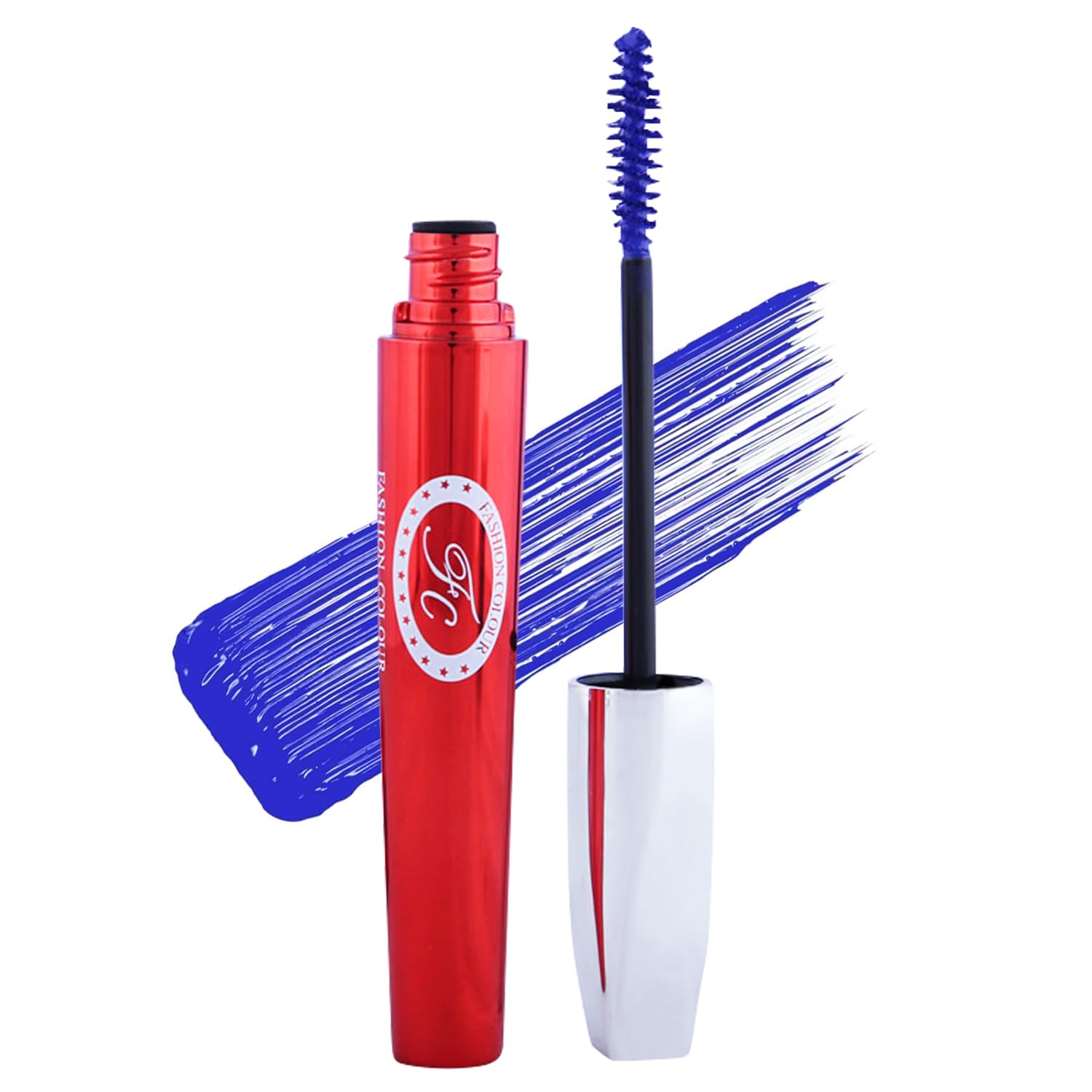 Big Eye All Day Long Waterproof Mascara - Smudge Proof & Volumizing Curling Mascara for Eye Makeup | Lengthening & Longwear Blue Mascara (8ml) | Perfect for Daily Use, Parties & Special Occasions