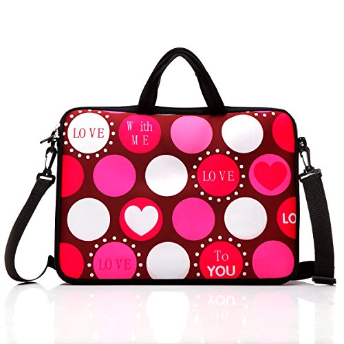 15.6 Inch Laptop Sleeve with Handle & Extra Pocket - Waterproof Protective Case for 14 14.1 15 15.6 Inch Laptops - Perfect for Work, Travel & School Accessories