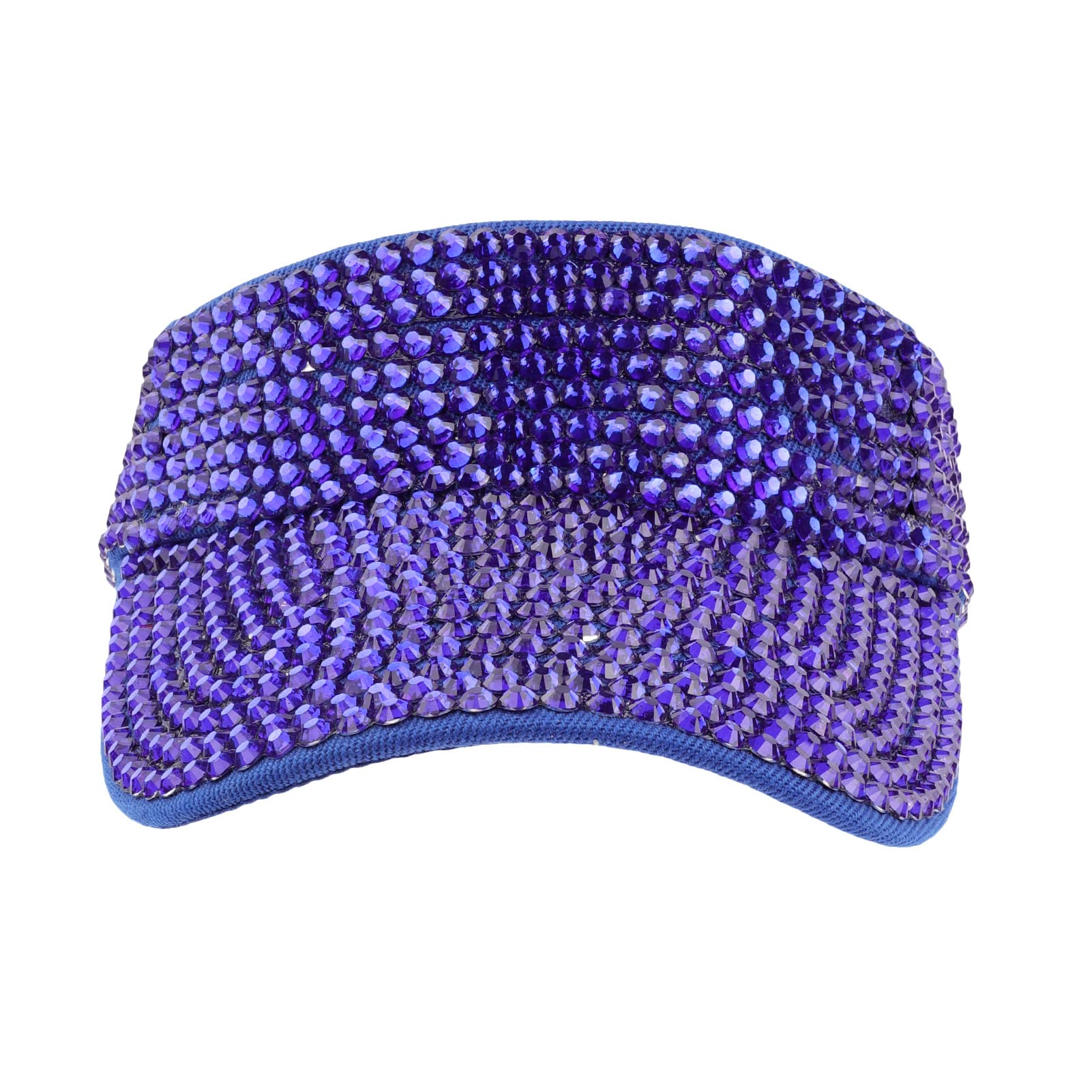 Shiny Rhinestone Adjustable Sport Sun Visor Hat for Women & Men - Breathable Summer Golf Tennis Running Jogging Cap | Perfect for Outdoor Sports, Beach Vacations & Summer Activities