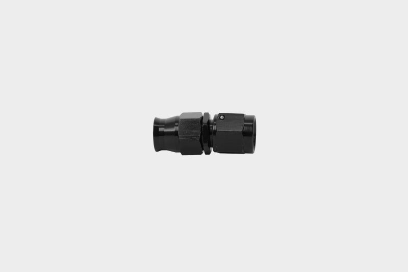 Aeromotive PTFE Hose End AN 06 Straight Black Anodized - High Performance Fuel Line Fitting for Racing & Automotive Applications