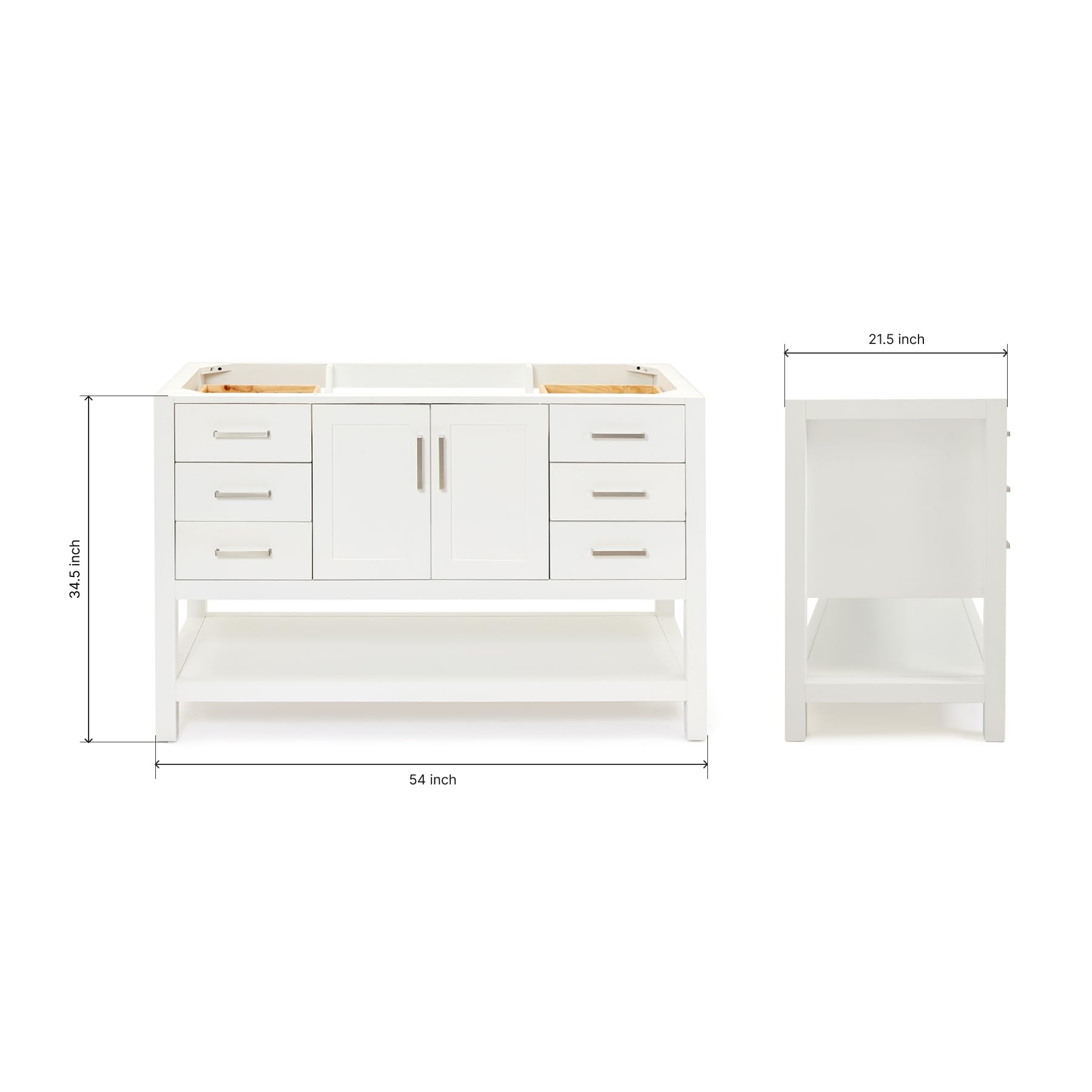 White Bathroom Vanity 54
