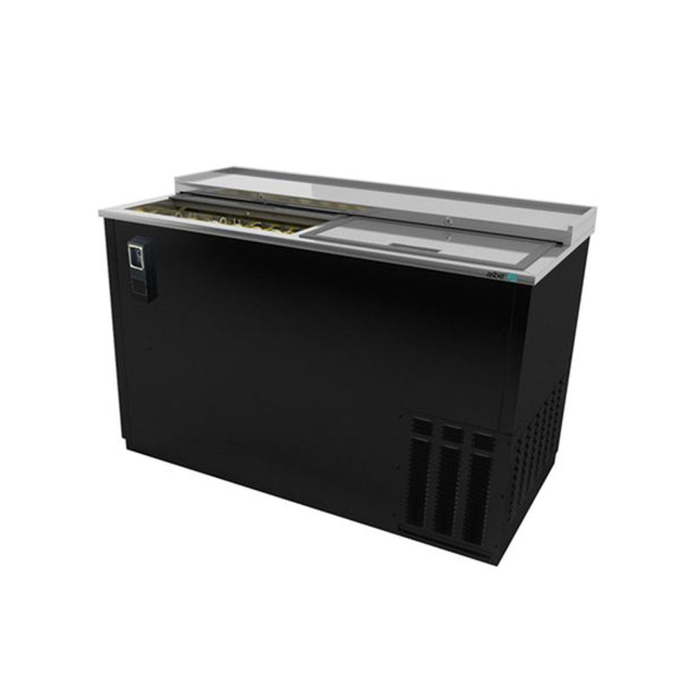 Asber ADBC 50/50.5 2-Door Deep Well Bottle Cooler - Commercial Beverage Refrigerator for Bars, Restaurants & Convenience Stores